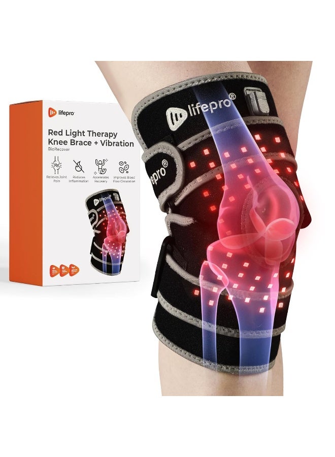 LifePro Vibration & Near Infrared Light Therapy Knee Brace - Image 1